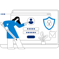 Illustration of teacher joining A2Z Faculty registration page